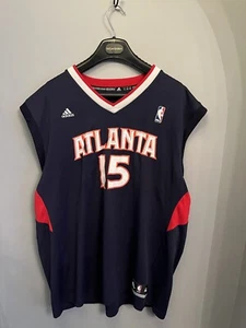 Atlanta Hawks Jersey Blue Shirt Size XL NBA Basketball Adidas #15 Horford Al - Picture 1 of 6