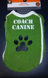 NWT Target Pet Halloween Costume Coach Canine Tee Small 20 lbs Pug Shih Tzu - Picture 1 of 1