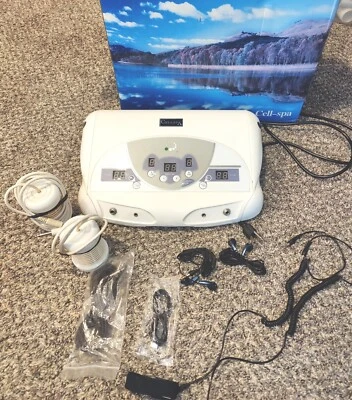Cell Spa, Dual Ionic Ion Detox Aqua Foot Spa Chi Cleanse Machine with Mp3 Mus... - Image 1 of 2