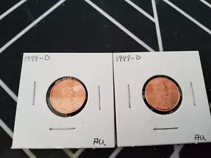 1999-D Lincoln Cent in a 2x2 Holder - Picture 1 of 2