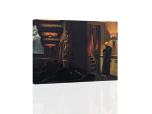 Película de Nueva York-Edward Hopper - ARTE DE PARED DE LIENZO O IMPRESIÓN - Imagen 1 de 2