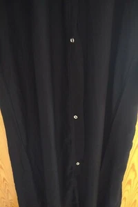 Long- Bluse CHASUBLE langer feiner Mantel Gr. L Schwarz Größe: L entspricht 44 - Bild 1 von 12