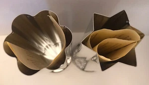 Set of 2 ~ PAMPERED CHEF VALTROMPIA BREAD TUBES Star #1570 & Flower #1550 No Box - Picture 1 of 6