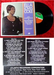 LP Ella Fitzgerald Ella Loves Cole w/ Nelson Riddle - Picture 1 of 1