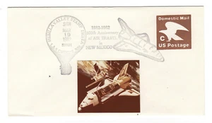 Mesilla Valley Stamp Fiesta 1982 Space Shuttle Las Cruces pmk SARZIN Cover - Picture 1 of 1