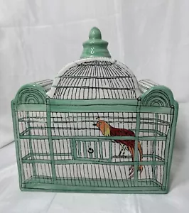 Molly Hatch Ceramic Large Bird House Multicolor Anthropologie - Picture 1 of 14