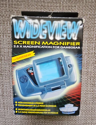 LMP Gamester Gamegear Wide view Screen Magnifier Attachment Retro Gaming Vintage - Image 1 of 4