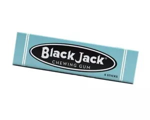 Black Jack Retro Nostalgic Chewing Gum 5 Bastoncini 20 Confezioni Spedizione Gratuita - Foto 1 di 1