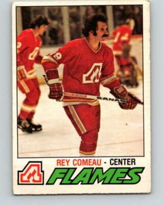 (HCW) 1977-78 O-Pee-Chee #346 Rey Comeau  Atlanta Flames V15446