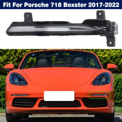 LED Left Front Bumper Fog Light Driving Lamp For Porsche 718 Boxster 2017-2022 - Image 1 of 4