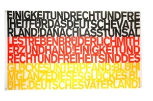 Fahne Fanflagge Deutschland Nationalhymne Flagge deutsche Hissflagge 90x150cm - Bild 1 von 1