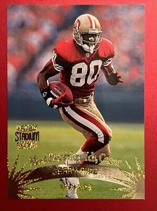 1996 Stadium Club Golden Moment Jerry Rice #175 San Francisco 49er Football Card - Picture 1 of 2