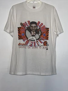 Vintage Cincinnati Bengals 1988 Super Bowl Shuffle Shirt Size X-Large - Picture 1 of 4