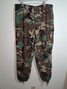 Pantalones Fatigues Militares Bosque Camuflaje Combate Grunge Y2K Talla Grande Regular - Imagen 1 de 6