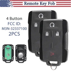 2 For 2014 2015 2016 2017 2018 Chevrolet Silverado 1500 2500 3500 Remote Key Fob - Picture 1 of 6