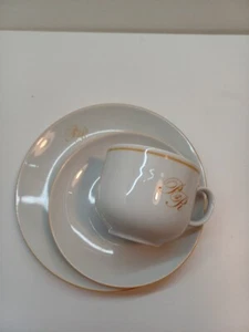 Original Kaffee Gedeck 3 Tgl. Palast der Republik Lagerware Unbenutzt PdR .Braun - Bild 1 von 2