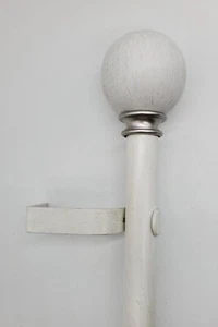 Lyla 1" Adjustable Curtain Rod - 2 Sizes, 2 Colors - Picture 1 of 5