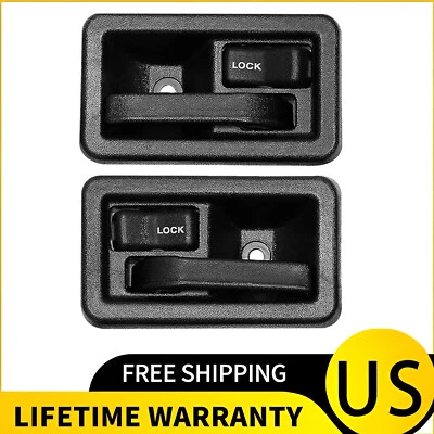 Par de manijas interiores de puerta izquierda y derecha para Jeep Wrangler 1991-1995 Foto 1 de 4