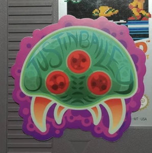 METROID sticker / Vinyl Decal / 3" 80s Retro Gaming Nintendo NES - Picture 1 of 1