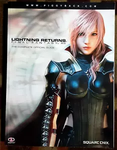 Final Fantasy XIII Lightning Returns Piggyback Official Strategy Guide No Map - Foto 1 di 2
