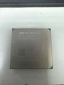 CPU Processor AMD Socket FM1 A4-3400 AD34200JZ22HX 2.70GHZ Dual Core Desktop - Picture 1 of 1