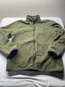 The North Face Hombre Dunraven Sherpa Vellón Cremallera Completa Verde Oliva Talla L - Imagen 1 de 19