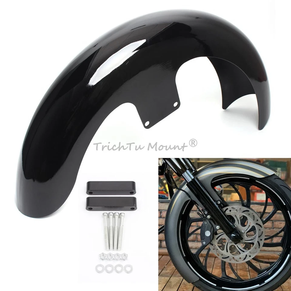 Guardabarros envolvente de rueda delantera de 21" para Harley Touring Electra Street Road Glide King Foto 1 de 4