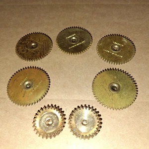 7 X PCS(2 X #30/5 X #27)BRASS MECCANO 26T BEVEL GEAR/50T SPUR GEAR - Picture 1 of 1