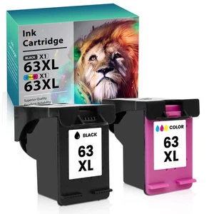 63XL Wkład atramentowy do HP 63 63XL Envy 4516 4520 4522 OfficeJet 3830 4650 5255 - Zdjęcie 1 z 8