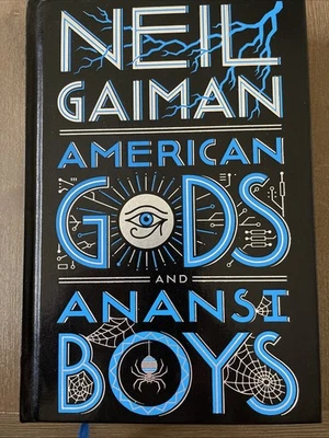 American Gods/Anansi Boys by Neil Gaiman - Leatherbound - LIKE NEW - Image 1 of 4