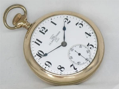 VERY RARE 18S BALL HAMILTON "A.K. JOBE" 940 GRADE 21 JEWEL POCKETWATCH, RUNNING! - Image 1 of 4