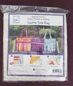 June Tailor Quilt As You Go ~ SOPHIE TOTE BAG 15"X14"X4" JT-1476 - Picture 1 of 2