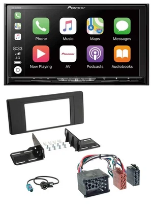 Pioneer 2DIN MP3 USB DAB DVD Bluetooth Autoradio für BMW X5 (E53 2000 2002) - Bild 1 von 4