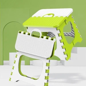 Space-saving Folding Small Stool Thickened Step Stool Bathroom Chair Outdoor - Picture 1 of 14