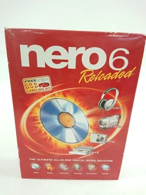 Nero 6 Reloaded Digital Media Suite with CD Labeling Kit - Boxed Set - Image 1 of 4