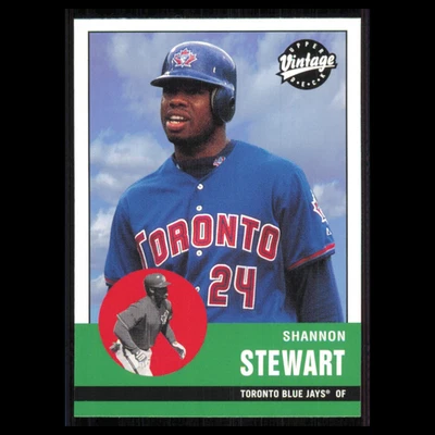 Shannon Stewart #27 2001 Upper Deck Vintage Toronto Blue Jays Baseball Card MLB - Image 1 of 3