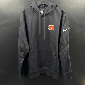 NWOT Mens Nike Cincinnati Bengals Black Sideline Onfield Authentic Hoodie L - Picture 1 of 9