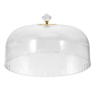  Cúpula de plástico para pasteles - Cubierta antipolvo redonda para postres y pasteleros de 11 pulgadas - Transparente Foto 1 de 4