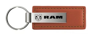 , INC. Officially Licensed Brown Leather Key Chain for Dodge Ram - Picture 1 of 3