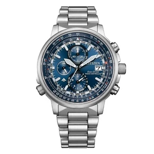 Citizen - Collezione Radiocontrollato Crono Pilot Acciaio 41mm - Ref: AT8300-58L - Picture 1 of 3