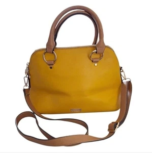 CARLOS by Carlos Santana Satchel Women's Yellow Casual Crossbody bag . - Picture 1 of 8