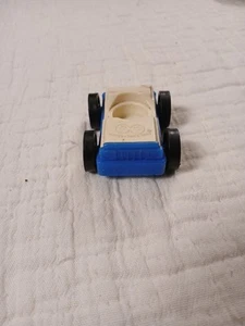 Fisher Price Little People Vintage Blue & White Car Vehicle - Picture 1 of 5