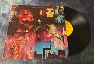 GFA Rare Band x7 * SLY AND THE FAMILY STONE * Signed Vinyl Record Album AD4 COA - Foto 1 di 3
