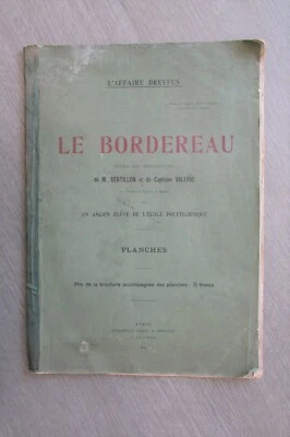 L'Affaire Dreyfus , le bordereau , étude des dépositions de M. Bertillon .1904 . - Photo 1/4