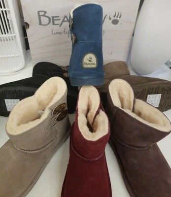 BEARPAW Womens Rosy Boots with NeverWet Technology Choose Color and Size New - Image 1 of 4