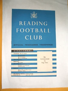 READING V RAITH ROVERS (FR) 09-04-1957 - Picture 1 of 6