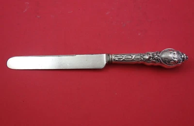 Douvaine by Unger Sterling Silver Nouveau Dinner Knife blunt SP Blade 9 3/8" - Image 1 of 2