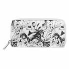 DIFUZED : MARVEL COMICS MONO PRINT ZIP AROUND PURSE / WALLET 