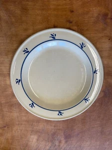 FP Friendship Pottery OH USA Flower Dinner Plate 10" Blue 1 ea 9 available - Picture 1 of 3