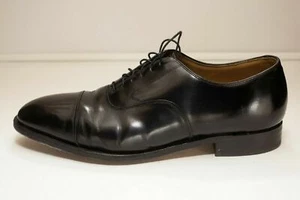Johnston & Murphy 13 D/B Black Oxford Cap Toe - Picture 1 of 8